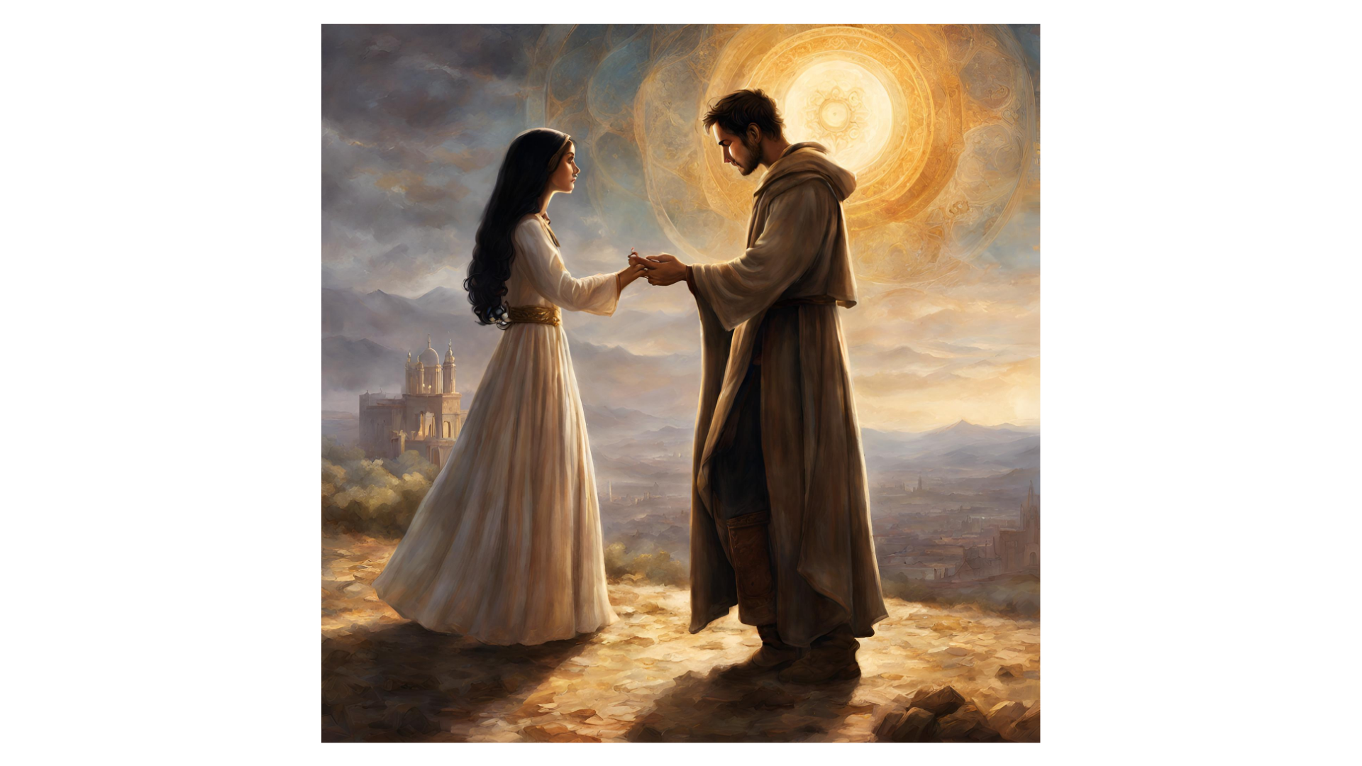 Santiago and Fatima Love The Alchemist Hindi