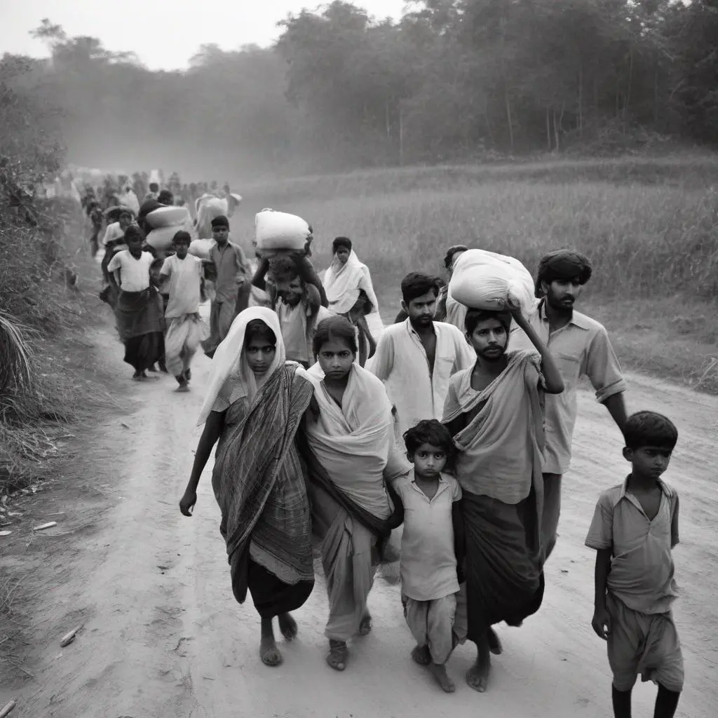The Lost Spring Summary in Hindi-Refugees Fleeing