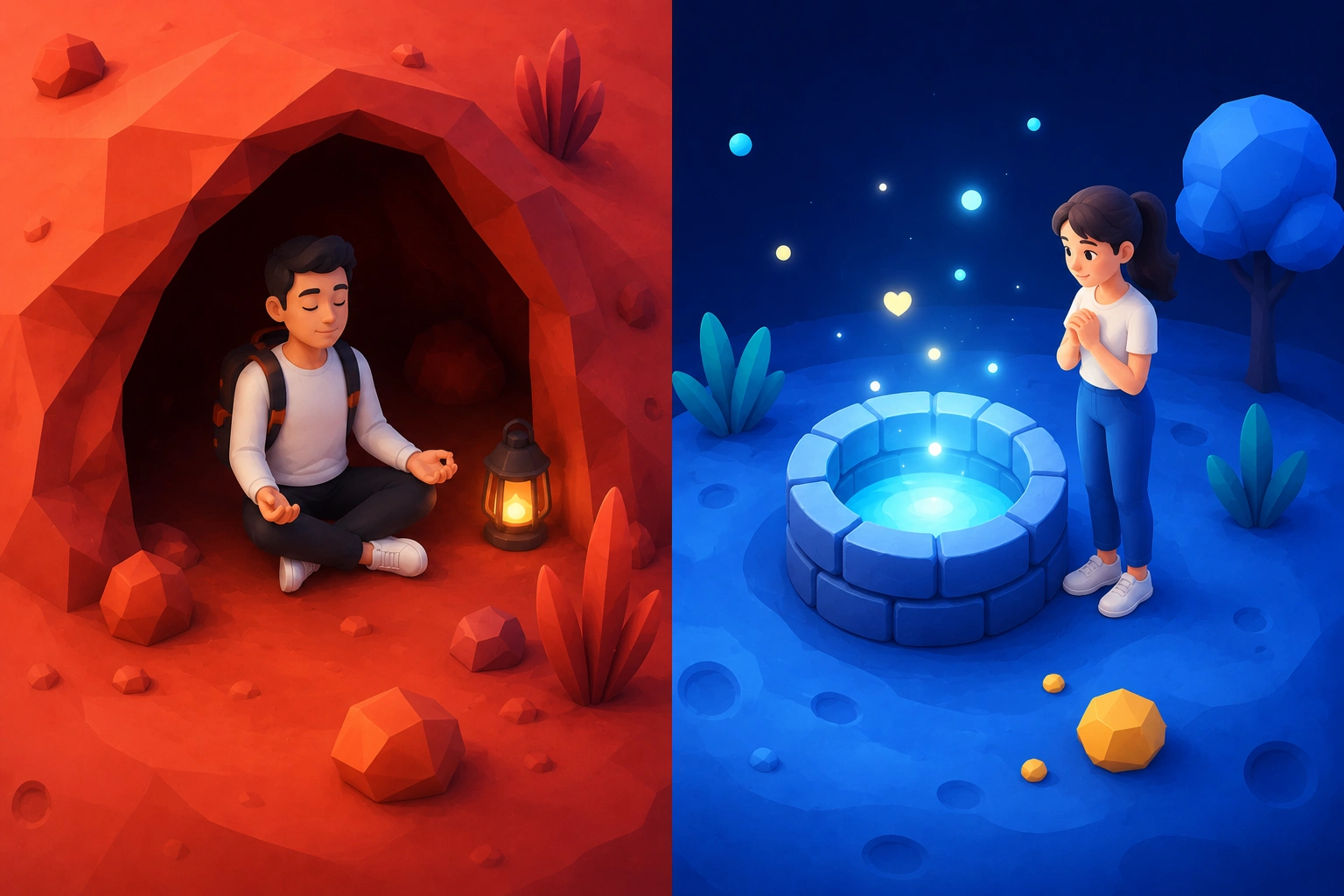 The Cave vs The Well Metaphor