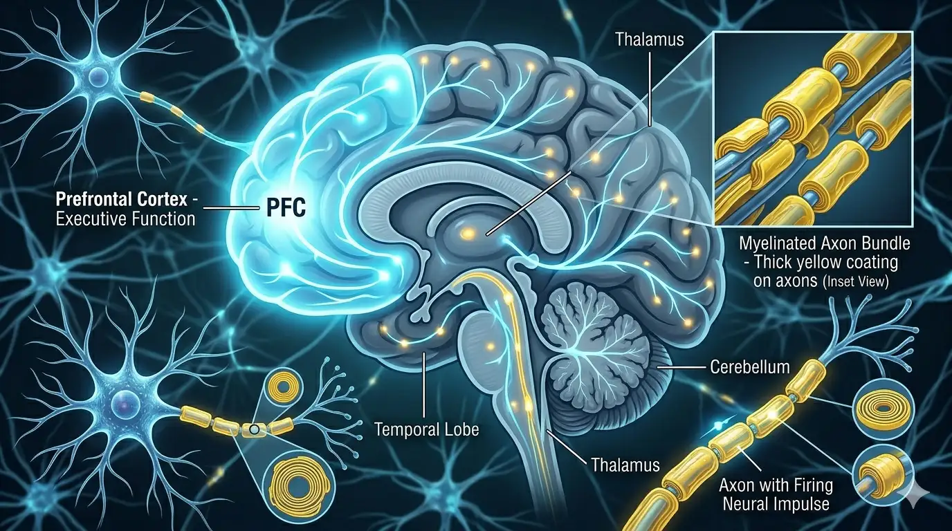 Scientific Brain Prefrontal Cortex PFC