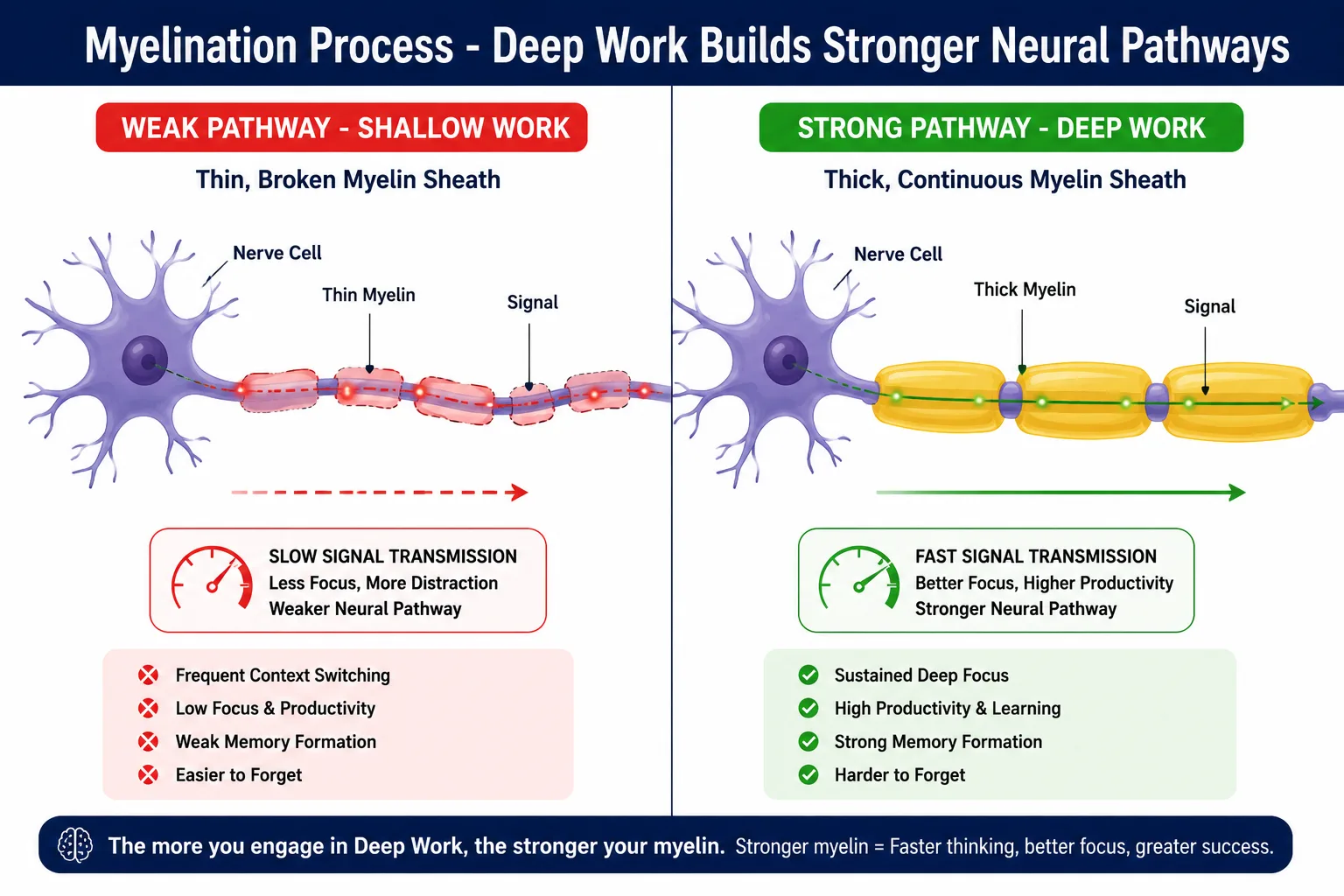 Myelination Process Diagram