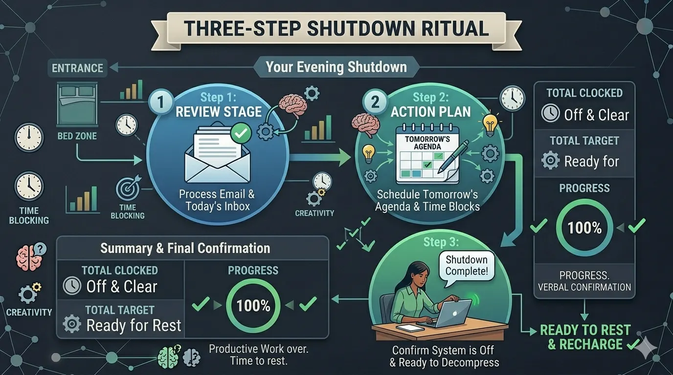 Three-Step Shutdown Ritual