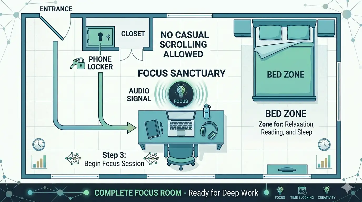Focus Room Organization Layout