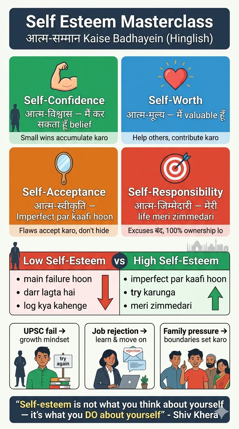 Self Esteem Masterclass You Can Win Summary in Hindi