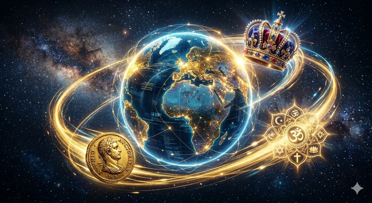 Unified theory of history Sapiens — three global unifiers: Money, Empires, and Religion.