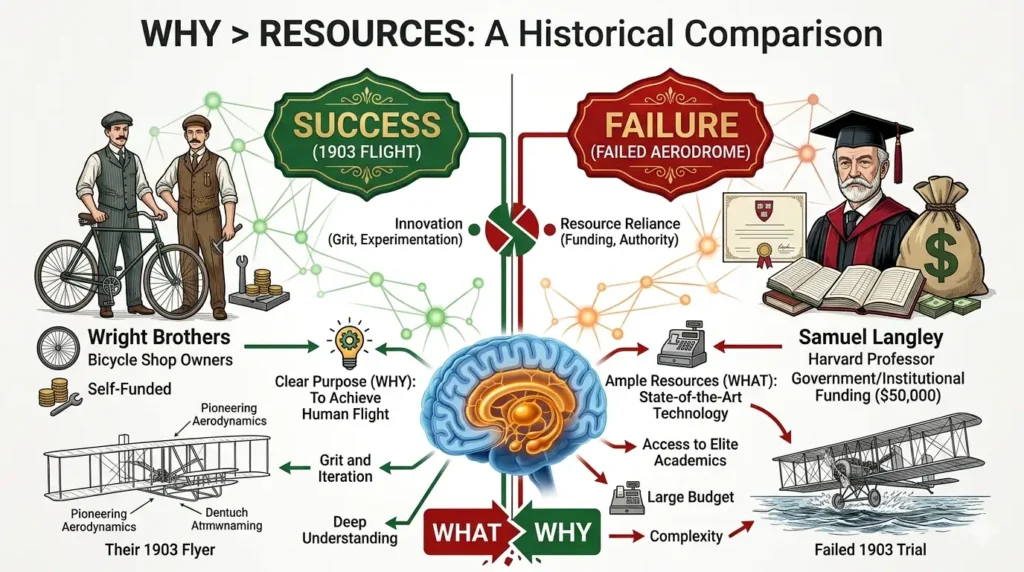 Start With Why Hindi Summary: Simon Sinek की Leadership और Business Growth की Ultimate Guide (2026 Edition) 5 Wright Brothers Legacy Start With Why Summary in Hindi